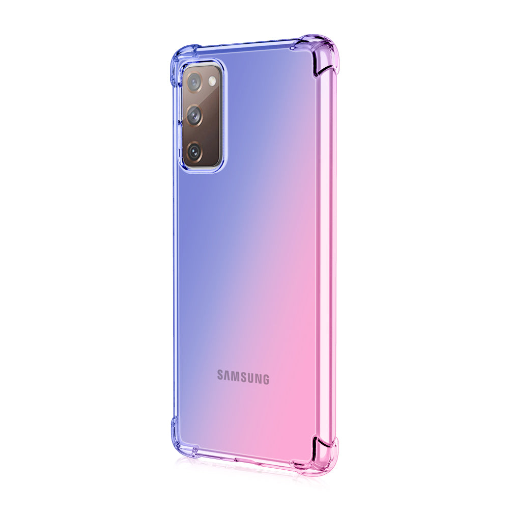TPU Gradient Anti-Drop Phone Cover Shell for Samsung Galaxy S20 FE/S20 Fan Edition/S20 FE 5G/S20 Fan Edition 5G/S20 Lite - Blue/Pink TPU Gradient Anti-Drop Phone Cover Shell for Samsung Galaxy S20 FE/S20 Fan Edition/S20 FE 5G/S20 Fan Edition 5G/S20 Lite - Blue/Pink